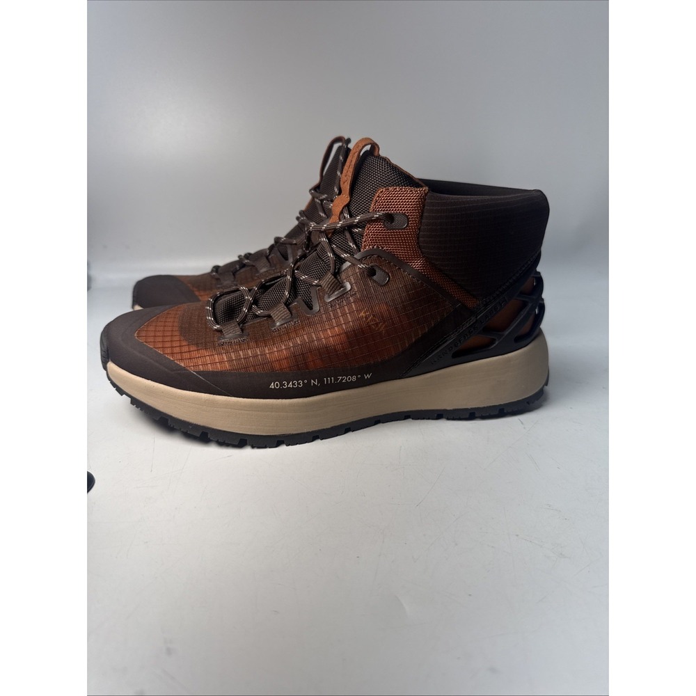 Kizik Wasatch-Mid Shoes Boots Caramel Cafe Hiking Trail Womens 12.5 Mens 11 Wide